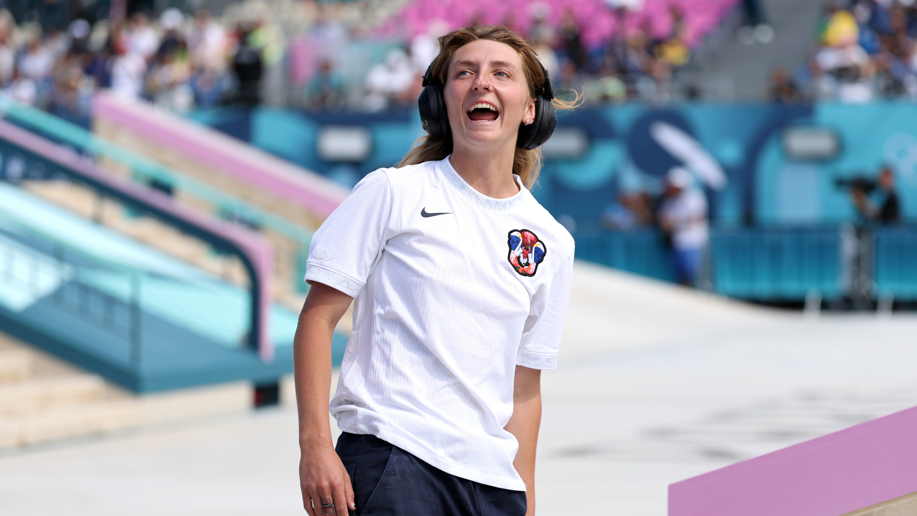 Poe Pinson took flight to reach Olympic street skateboarding final: Where did she finish?