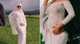 Hailey Bieber Dresses Up Her Bump in Bridal-Like Sheer Gown for Pregnancy Reveal and Vow Renewal with Justin