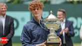 Sinner beats Hurkacz to win first title on grass at Halle Open | Tennis News - Times of India