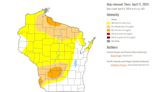 Early April snow, rain leads to further improvement in Wisconsin's drought