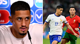 Saliba reacts to shutting out Ronaldo in France's Euro 2024 win over Portugal
