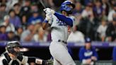 Hayward's slam, Hernandez's 3-run shot highlight 7-run ninth as Dodgers beat Rockies 11-9