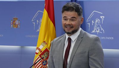 La inmediata reacción de Gabriel Rufián a la decisión de Pedro Sánchez de seguir como presidente