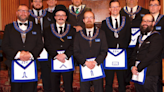 Masonic lodge installs officers in traditional ceremony
