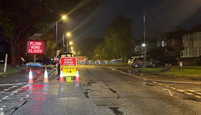 Flood-hit road where couple died deluged again