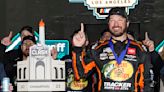 Truex wins NASCAR's sloppy return to Los Angeles Coliseum