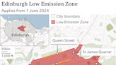 Edinburgh issues over 6,000 Low Emission Zone fines in a month