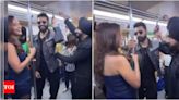 Vicky Kaushal, Tripti Dimri, and Ammy Virk opt for Delhi metro during 'Bad News' promotions | Hindi Movie News - Times of India