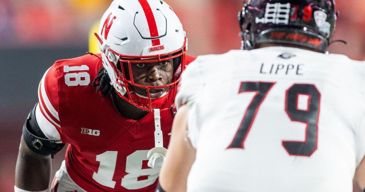 'The talent is everywhere': Nebraska LB Princewill Umanmielen's potential tied to his process