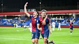 Los primos Toni y Guille adornan la primera victoria del Barça