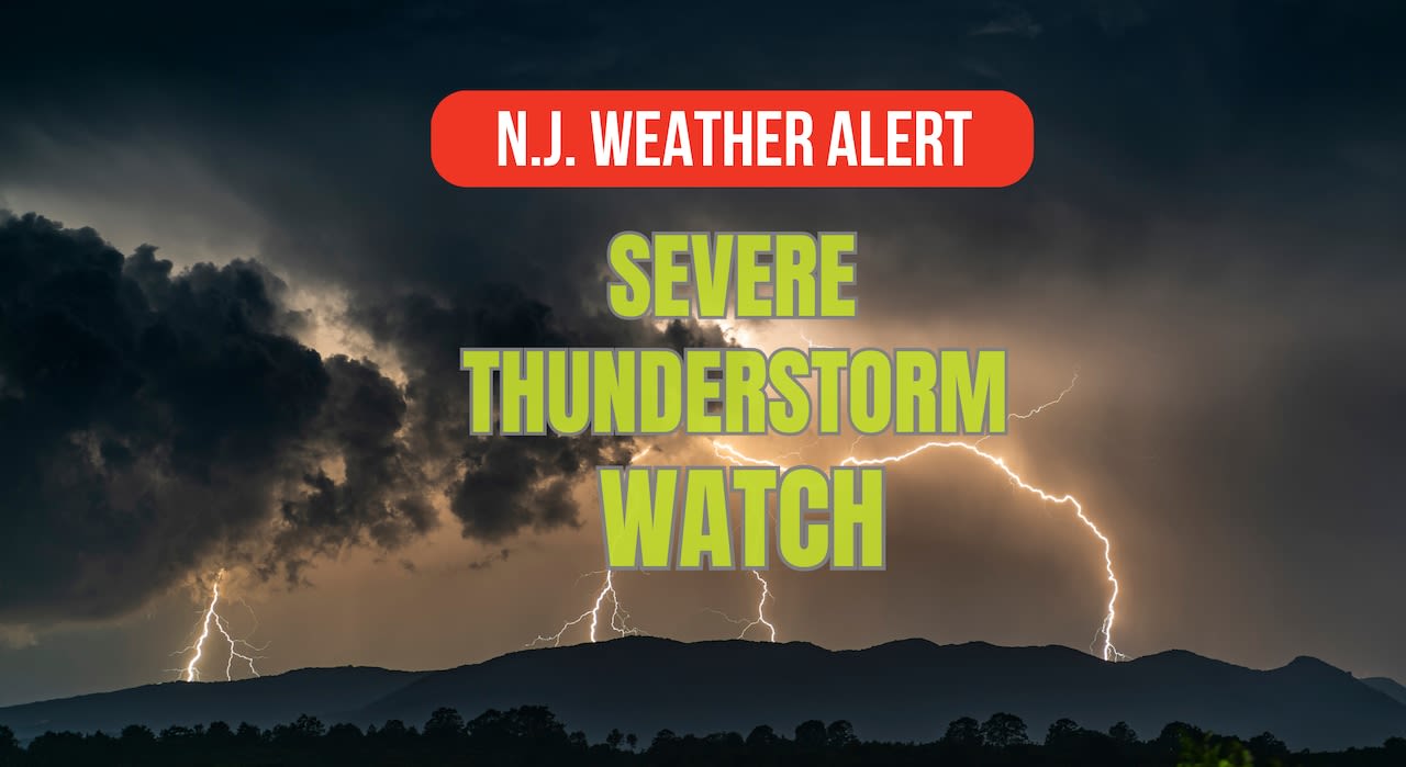 Severe thunderstorm watch issued for threat of tornadoes, damaging winds, large hail