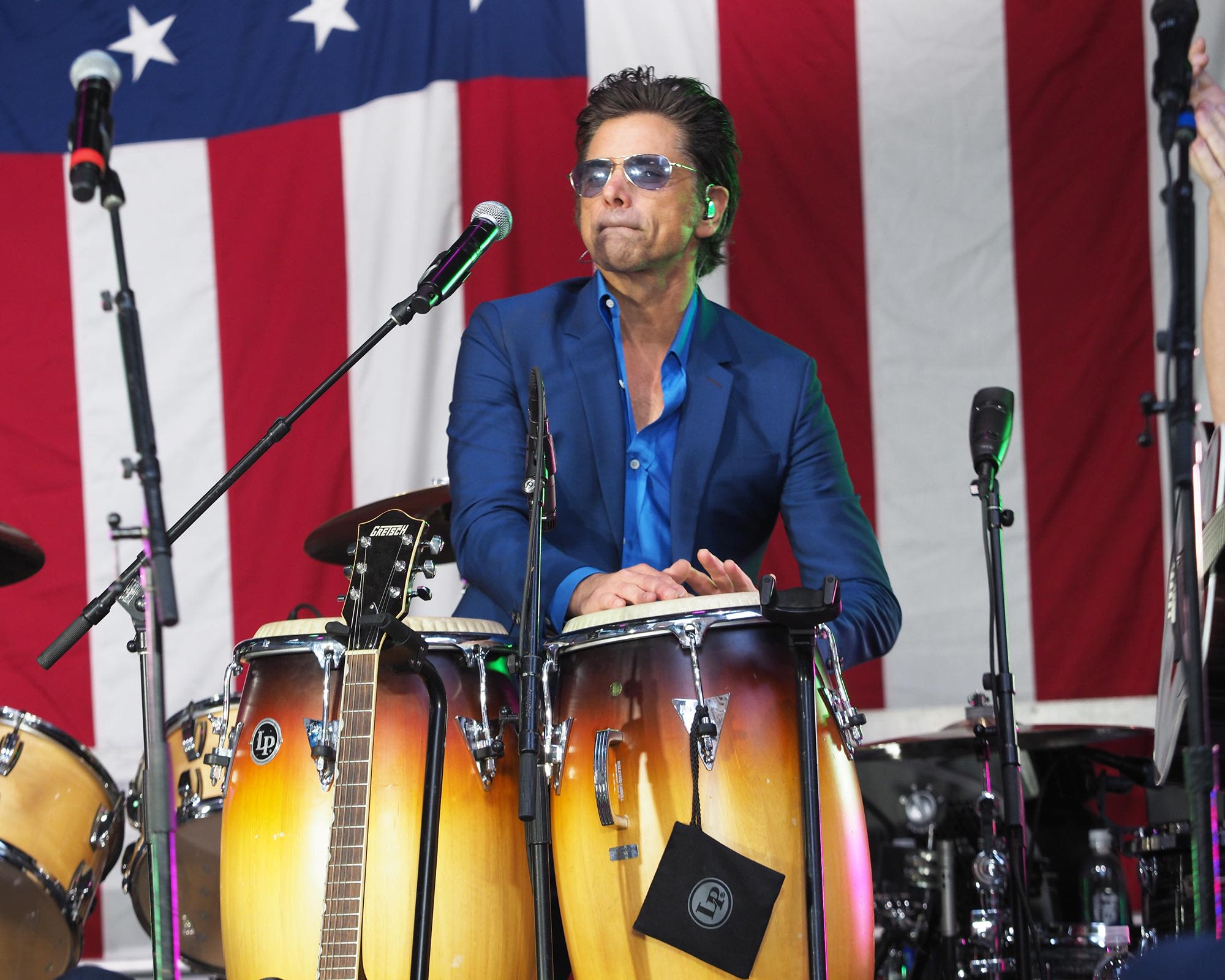 John Stamos’ Son Billy Joins Him On Stage With Beach Boys to Play Drums on ‘Good Vibrations’