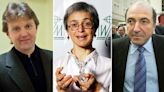 Litvinenko poisoning and a journalist gunned down: The critics of Vladimir Putin who met untimely deaths