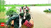 Krishna River Flooding Threatens Villages in Belagavi and Haveri Regions | Hubballi News - Times of India