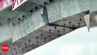 Metro Bridge Crack in Surat | Surat News - Times of India
