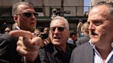 Trump is a ‘clown’ who will become ‘dictator for life’, says De Niro outside court