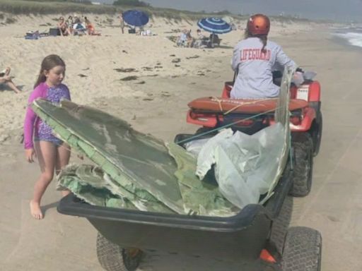An ‘unusual and rare’ wind turbine failure is littering Nantucket beaches with debris, angering locals