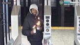 NYC subway rider burned after man threw flaming liquid on him, police say