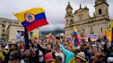 Tens of thousands of Colombians protest against the leftist president's reform agenda