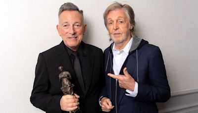 Paul McCartney roasts Bruce Springsteen at London awards ceremony