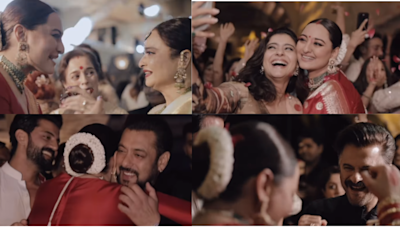 Sonakshi Sinha Tells Rekha 'Rona Mat', Hugs Salman Khan In New Wedding Video With Zaheer Iqbal; Watch Here