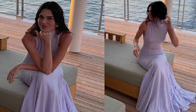 Kendall Jenner’s fitted lavender gown is perfect inspo for date night with bae