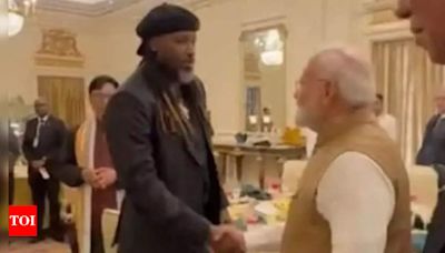 'Jamaica to India...': West Indies batter Chris Gayle meets PM Modi - Times of India