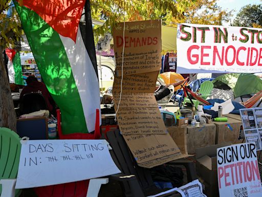 Campus protesters spotted wearing Hamas headbands–what we know