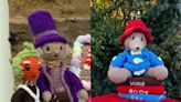 World Book Day: Willy Wonka and Paddington Bear brought to life in yarn form