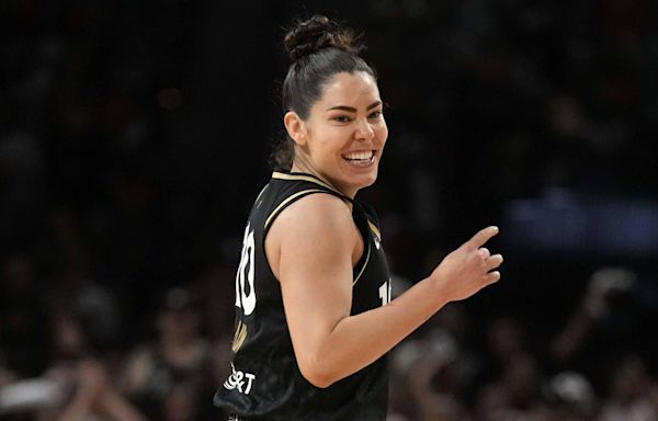 Kelsey Plum Supports UFC With Her Under Armour Sneakers