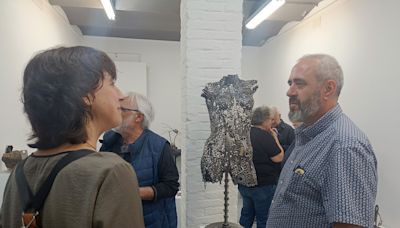 Ciudad Real: El escultor Manuel Sánchez vuelve con sus obras de arte reciclado a Madrid