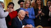 With eye on 2024 election, Biden touts executive order on women's health research