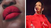 Rihanna’s halftime show lipstick is going viral, and TikTokers say it may be the reddest red ever