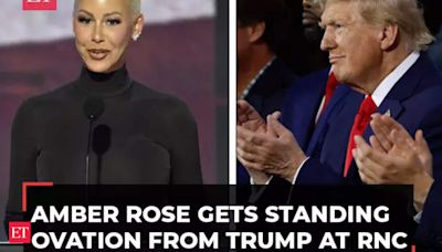 Amber Rose calls American media out for 'lying' about Trump, gets standing ovation at RNC