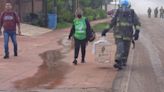 Zapotlanejo: Auxiliaron elementos de la UEPCBJ retorno de evacuados tras fuga de hidrocarburo