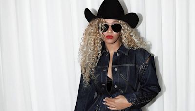 Beyoncé Doubly Winks to “Cowboy Carter” in Denim on Denim on Denim