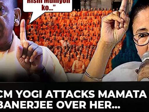 'Ravan ke samay mein…' CM Yogi Adityanath attacks Mamata Banerjee over her remarks on monks