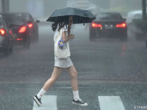 快訊／雨彈夜襲！2縣市大雨特報