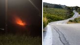 Urgent warning as horror fire lights up sky on Greek holiday island