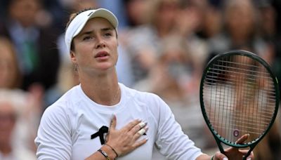 Elina Svitolina 'sad' but thanks the Queen for watching her play at Wimbledon