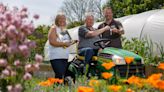 Lottery winners donate ride-on mower to ‘incredible’ veterans’ charity