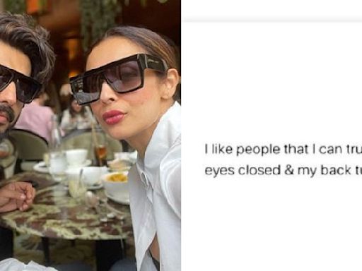 Is Malaika Arora having 'trust' issues with Arjun Kapoor? Her IG post hints at a split