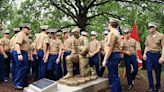 Student fundraising project brings new veterans statue to Catholic High | Northwest Arkansas Democrat-Gazette