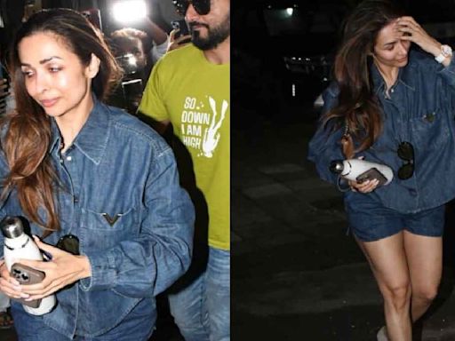 Malaika Arora rocks denim-on-denim look with a luxe twist, and we’re taking notes