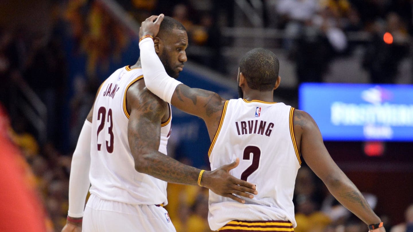 Kyrie Irving Reacts To Viral LeBron James Quote