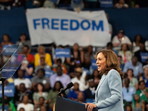 Surging Kamala Harris plans aggressive swing state blitz with VP pick