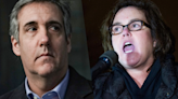 Rosie O'Donnell told Michael Cohen 'I love u' before Trump testimony, NYT reports