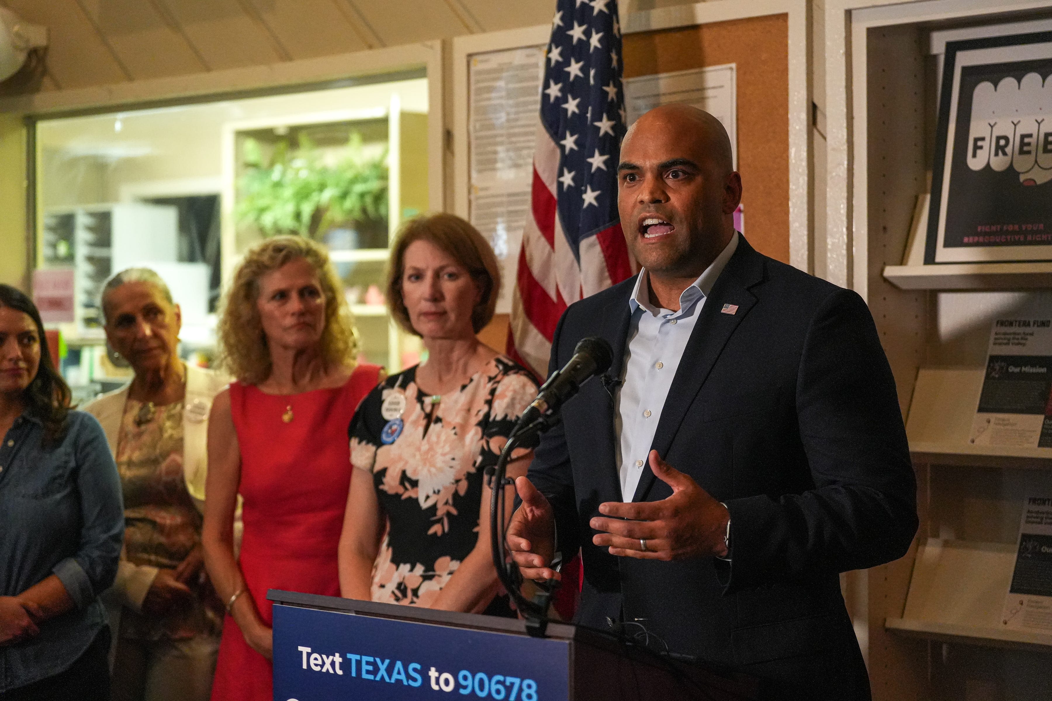 Senate hopeful Colin Allred sees abortion rights as winning issue in race against Ted Cruz