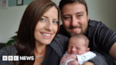 Bagshot: Baby born in care home car park reunited with staff