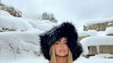 Khloé Kardashian Wore a Tiny Gucci Bikini With a Giant Faux-Fur Coat in the Snow